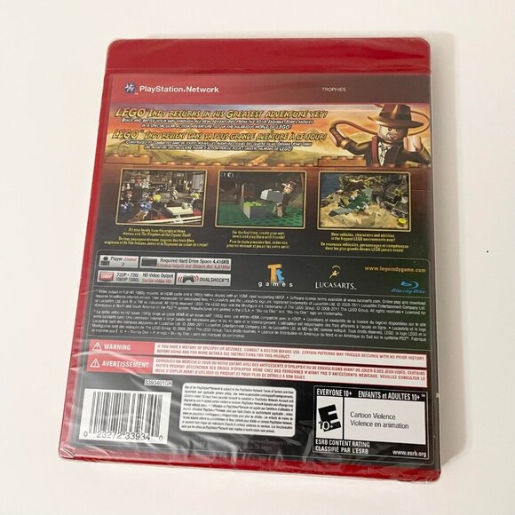 PS3 Lego Indiana Jones 2 The Adventure Continues Video Game Sealed - Picture 13 of 13